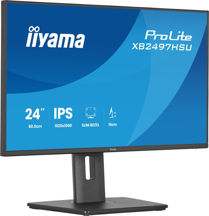 EAN 4948570125821 - iiyama ProLite XB2497HSU-B1 pantalla para PC 60,5 cm (23.8") 1920 x 1080 Pixeles Full HD LED Negro imagen 5