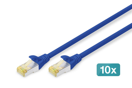 EAN 4016032468936 - Digitus DK-1644-A-0025-B-10 cable de red Azul 0,25 m Cat6a S/FTP (S-STP) imagen 1
