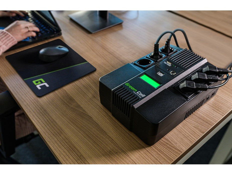 EAN 5902701419721 - Green Cell UPS06 sistema de alimentación ininterrumpida (UPS) Línea interactiva 0,999 kVA 360 W 6 salidas imagen 4