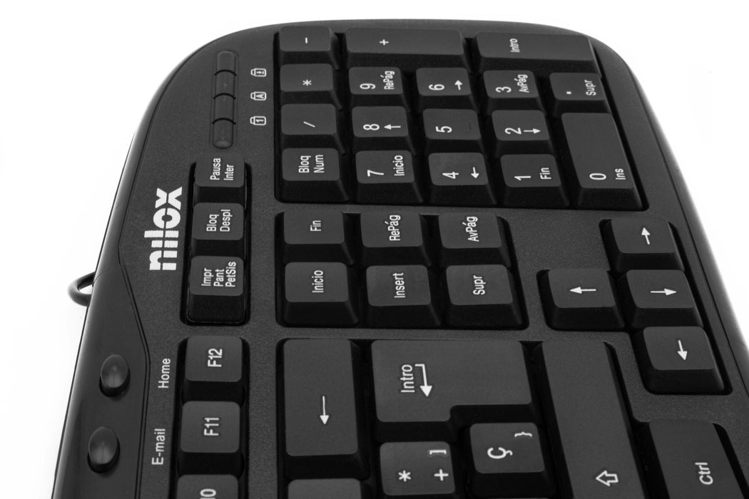 EAN 8436556148484 - Nilox MULTIMEDIA USB ESPANOL teclado Ratón incluido Universal QWERTY Español Negro imagen 5