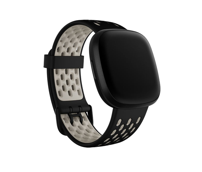 EAN 0810038850368 - Fitbit FB174SBBKWTL Accesorios para dispositivos vestibles inteligentes Grupo de rock Negro, Blanco Alumi imagen 3