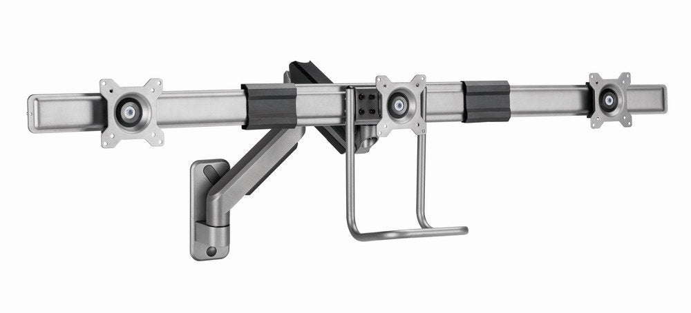 EAN 8716309127677 - Gembird Wall mounted adjustable monitor arm for 3 monitors imagen 2