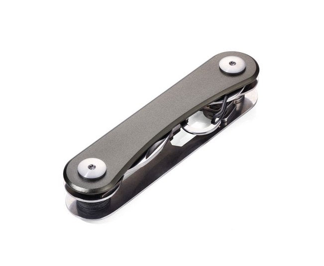 EAN 4024023119972 - TROIKA KCL81/TI llavero y llavero tipo cartera Funda de llaves Gris imagen 4