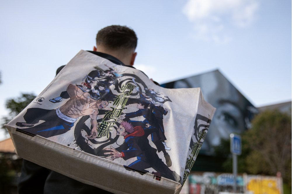 EAN 3328170293655 - Konix JUJUTSU SHOPPING BAG BEIGE Bolso grande imagen 3