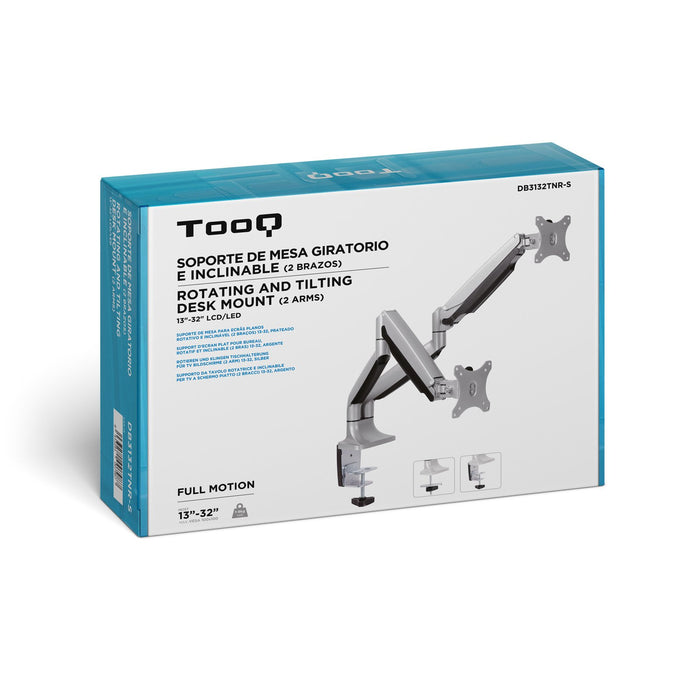 EAN 8433281007987 - TooQ DB3132TNR-S soporte para monitor 81,3 cm (32") Escritorio imagen 12