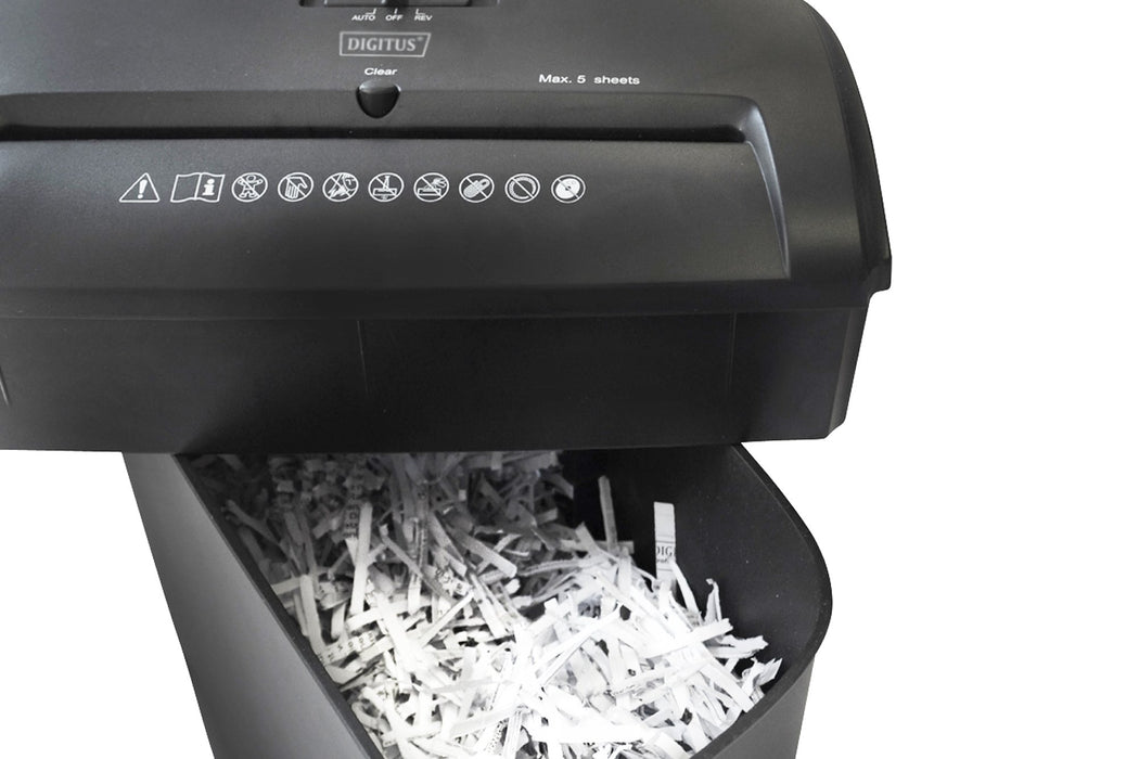 EAN 4016032459811 - Digitus DA-81606 triturador de papel Corte cruzado 74 dB 22 cm Negro imagen 5
