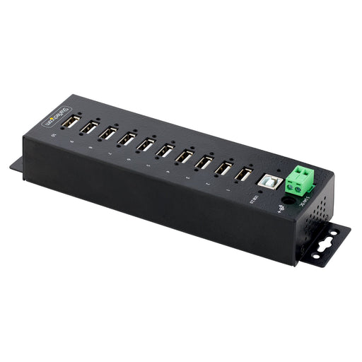 EAN 0065030894616 - StarTech.com USB210AIND-USB-A-HUB hub de interfaz USB 2.0 Type-B 480 Mbit/s Negro imagen 2