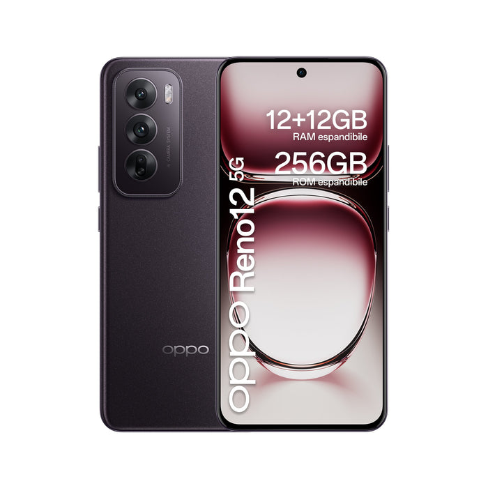 EAN 6932169347198 - OPPO Reno12 5G 17 cm (6.7") SIM doble Android 14 USB Tipo C 12 GB 256 GB 5000 mAh Negro imagen 1