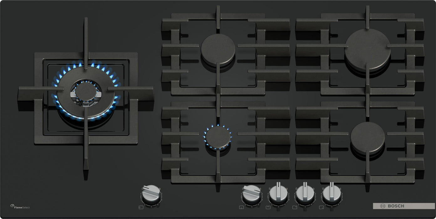 EAN 4242005496242 - Bosch Serie 6 PPM9A6I40 hobs Negro Integrado 90 cm Encimera de gas 5 zona(s) imagen 1