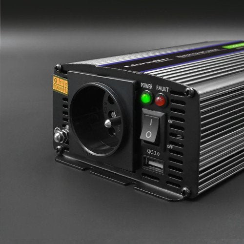 EAN 5901878519258 - Qoltec Monolith adaptador e inversor de corriente Auto/Interior 600 W Negro imagen 6