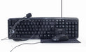 EAN 8716309120524 - Gembird KBS-UO4-01 teclado Ratón incluido Oficina USB QWERTY Inglés de EE. UU. Negro imagen 1