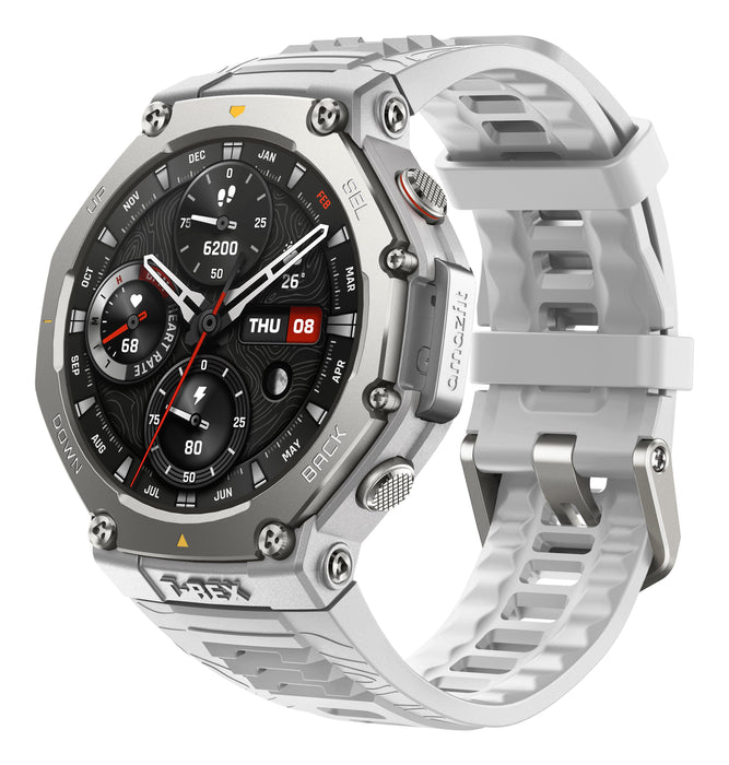 EAN 6970100377804 - Amazfit T-Rex 3 3,81 cm (1.5") AMOLED Digital 480 x 480 Pixeles Pantalla táctil Acero inoxidable GPS (sat imagen 4