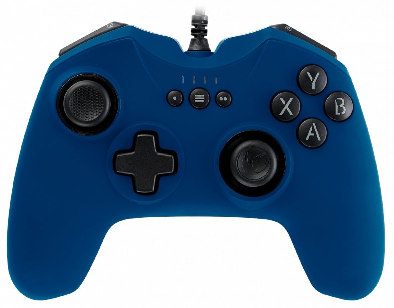 EAN 3499550362008 - NACON PCGC-100BLUE mando y volante Azul USB Gamepad Analógico PC imagen 1