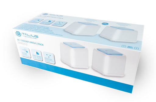 EAN 8436550235494 - TALIUS TAL-WMESH2 router inalámbrico Gigabit Ethernet Doble banda (2,4 GHz / 5 GHz) 4G Blanco imagen 2