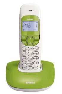 EAN 8015908732122 - Brondi Nice Teléfono DECT Identificador de llamadas Verde, Blanco imagen 1