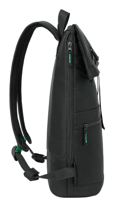 EAN 4260709015705 - Rivacase Gremio mochila City backpack Negro Poliéster, Tereftalato de polietileno reciclado (rPET) imagen 3