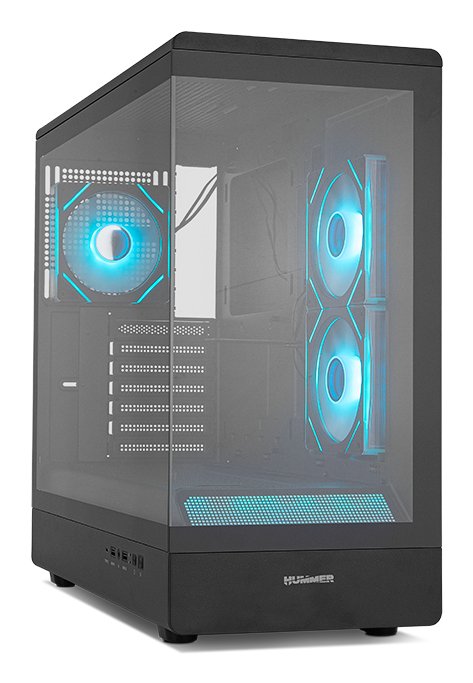 EAN 8436587975950 - NOX Hummer NXHUMMERSIGNALBK carcasa de ordenador Midi Tower Negro imagen 8