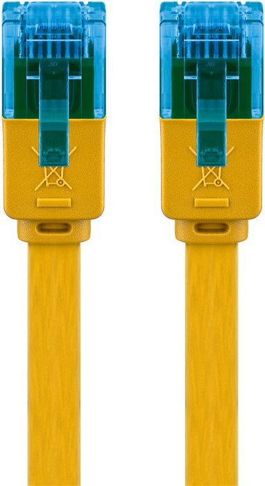 EAN 4040849963186 - Goobay 96318 cable de red Amarillo 2 m Cat6a U/UTP (UTP) imagen 4