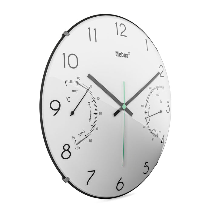 EAN 4007218161062 - Mebus 16106 Quarz-Wanduhr Reloj de cuarzo Alrededor Negro, Blanco imagen 3