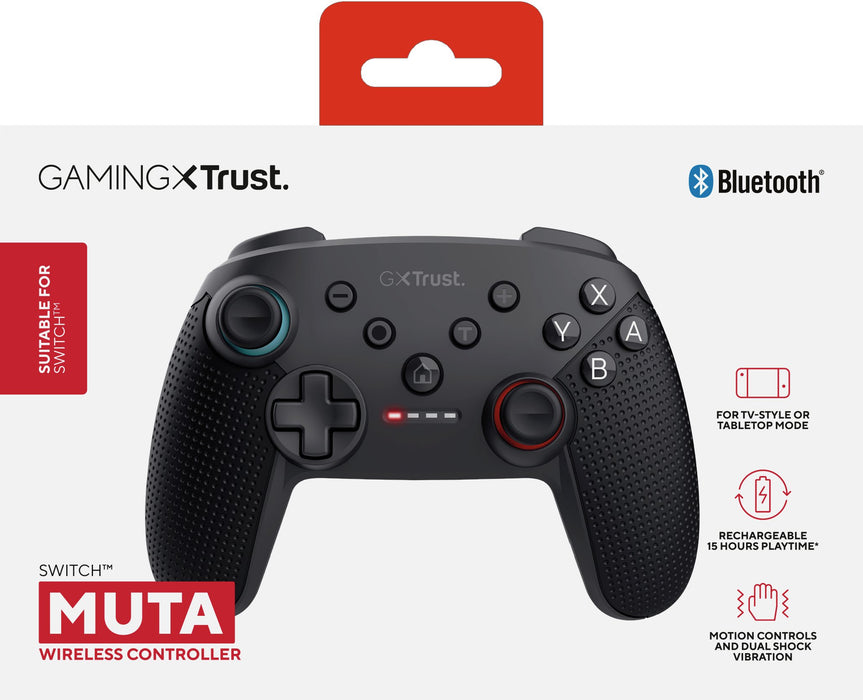 EAN 8713439254259 - Trust GXT 1246 MUTA Negro Bluetooth Gamepad Analógico/Digital Nintendo Switch, Nintendo Switch Lite, Nint imagen 4
