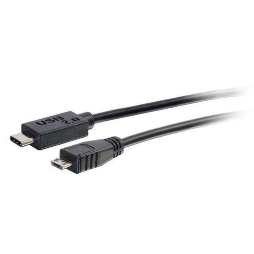 EAN 757120888512 - C2G USB 2.0, C - Micro B, 2m cable USB USB C Micro-USB B Negro imagen 2