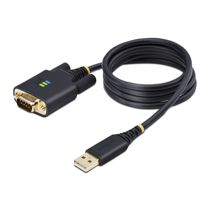 EAN 0065030898294 - StarTech.com 1P3FFCB-USB-SERIAL cable de serie Negro USB tipo A RS-232 imagen 1
