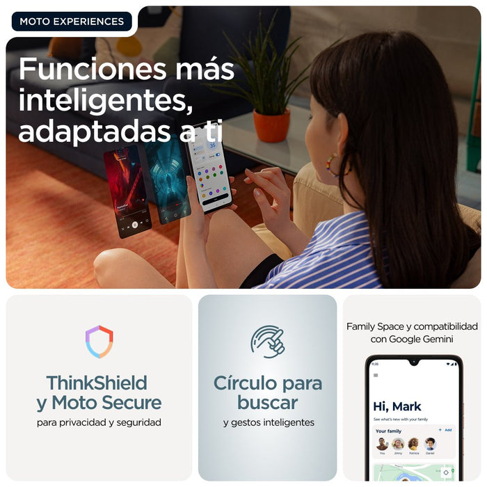 EAN 840493605296 - Motorola moto g06 17,5 cm (6.88") SIM doble Android 15 4G USB Tipo C 4 GB 256 GB 5200 mAh Azul imagen 18