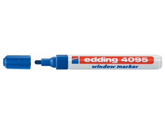 EAN 4004764788064 - Edding 4095 marcador 10 pieza(s) Grueso Azul imagen 1