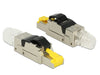EAN 4043619864850 - DeLOCK 86485 conector RJ45 Negro, Plata, Transparente, Amarillo imagen 1