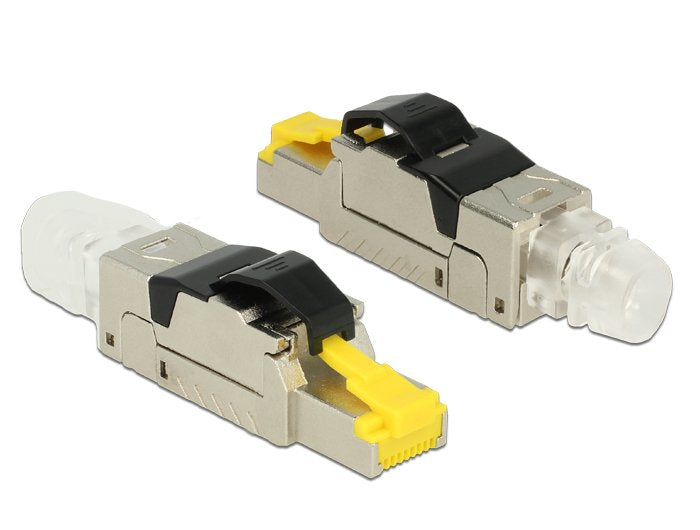 EAN 4043619864850 - DeLOCK 86485 conector RJ45 Negro, Plata, Transparente, Amarillo imagen 1
