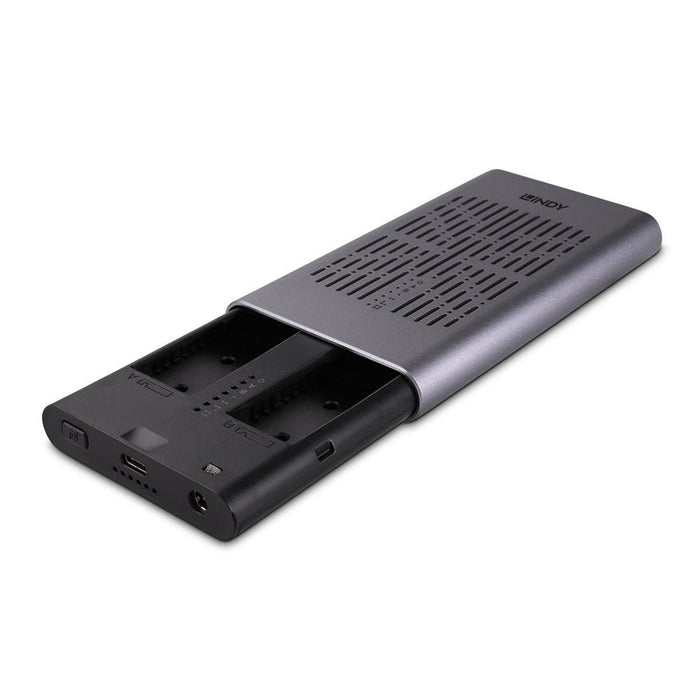 EAN 4002888433822 - Lindy 43382 caja para disco duro externo Caja externa para unidad de estado sólido (SSD) Plata M.2 imagen 3