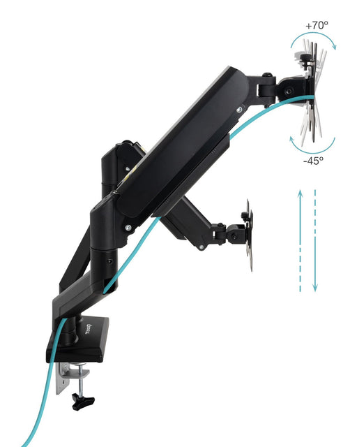 EAN 8433281015456 - TooQ DB1434TNR-B soporte para monitor 86,4 cm (34") Escritorio Negro imagen 2
