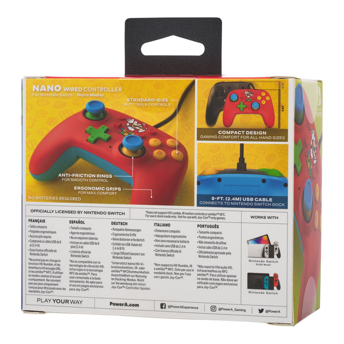 EAN 0617885045110 - PowerA NSGP0123-01 mando y volante Multicolor USB Gamepad Analógico Nintendo Switch imagen 11