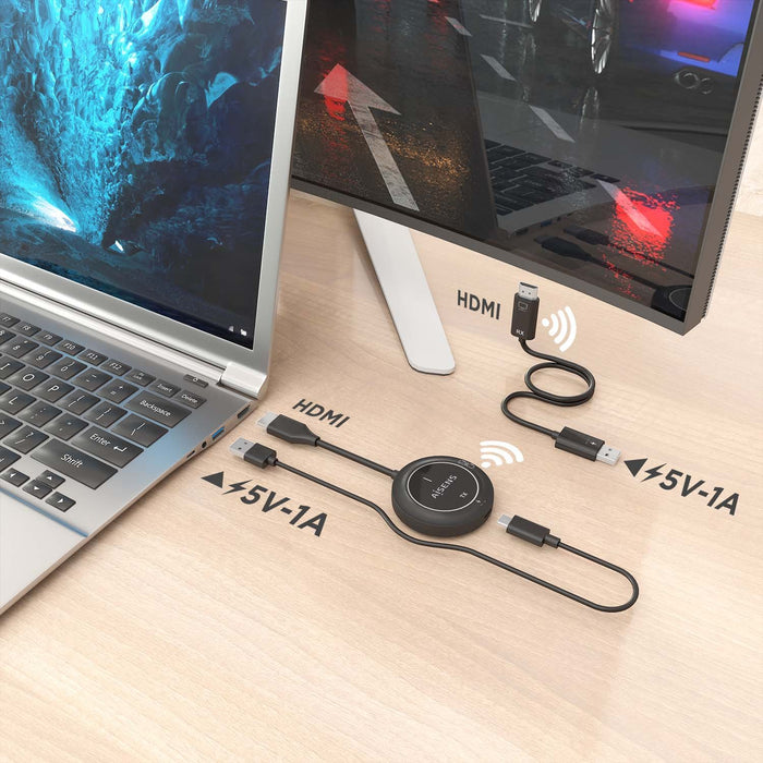 EAN 8435739902943 - AISENS ASWL-H2K30M002-BK extensor audio/video Transmisor y receptor de señales AV imagen 6