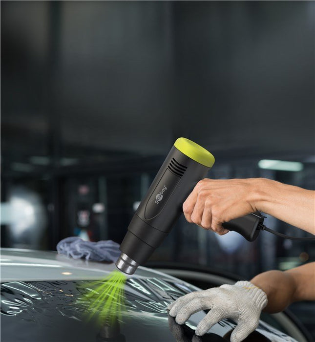 EAN 4040849778216 - Goobay 77821 pistola de calor Pistola de aire caliente 450 l/min 500 °C 1500 W Negro imagen 8