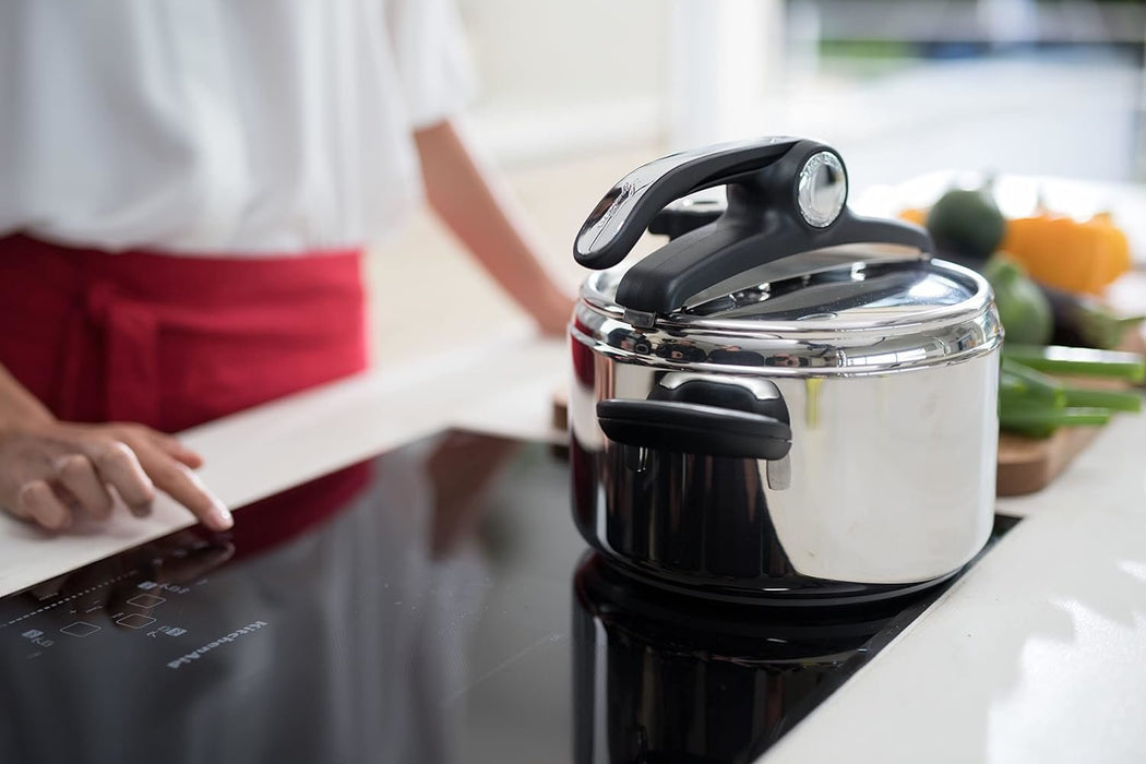 EAN 8002531534469 - Lagostina Novia Vitamin 012019010705 olla a presión 5 L Acero inoxidable imagen 4