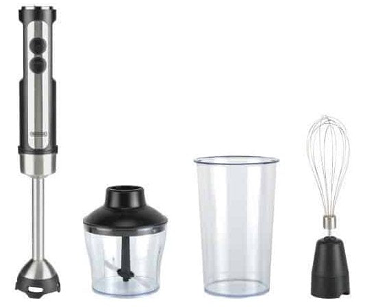 EAN 8719979272272 - Bourgini 22.2401.00.00 licuadora 0,8 L Batidora de inmersión 1200 W Negro, Acero inoxidable imagen 1