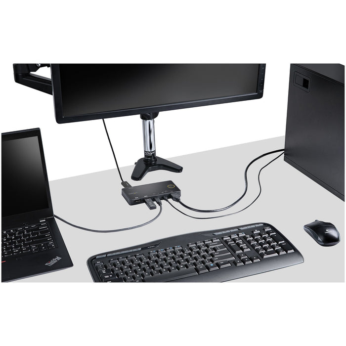 EAN 65030891820 - StarTech.com SV221HUC4K interruptor KVM Negro imagen 7