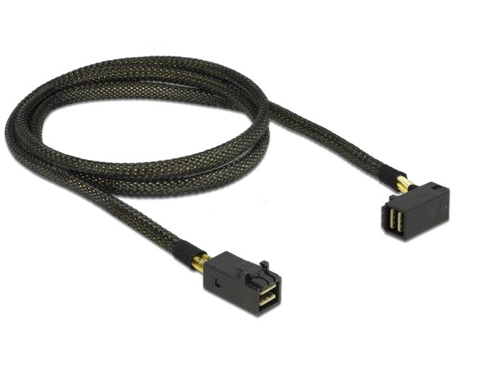 EAN 4043619836437 - DeLOCK 83643 cable Serial Attached SCSI (SAS) 1 m Negro imagen 2