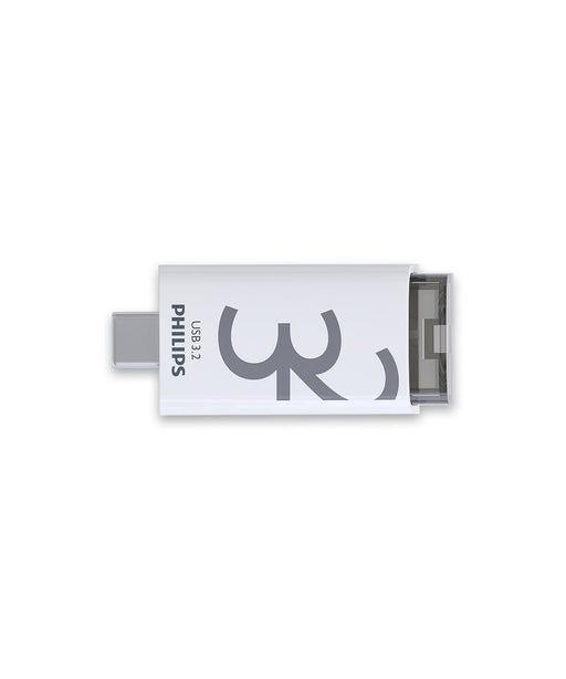EAN 4895229114937 - Philips Click unidad flash USB 32 GB USB Tipo C 3.2 Gen 1 (3.1 Gen 1) Transparente, Blanco imagen 2