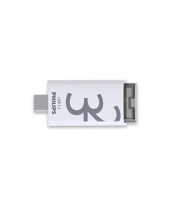 EAN 4895229114937 - Philips Click unidad flash USB 32 GB USB Tipo C 3.2 Gen 1 (3.1 Gen 1) Transparente, Blanco imagen 2