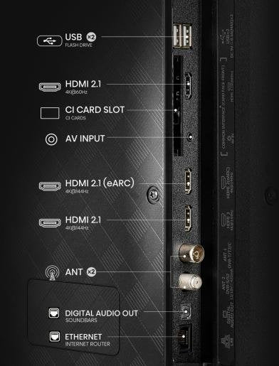 EAN 6942351416762 - Hisense 55E77Q PRO 139,7 cm (55") 4K Ultra HD Smart TV Wifi Negro imagen 11