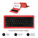 EAN 8436586741037 - SUBBLIM SUB-KT1-USB002 teclado para móvil QWERTY Español MicroUSB Rojo imagen 4