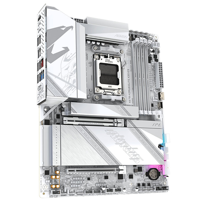 EAN 4719331876678 - GIGABYTE X870 AORUS ELITE X3D ICE AMD X870 Zócalo AM5 ATX imagen 3