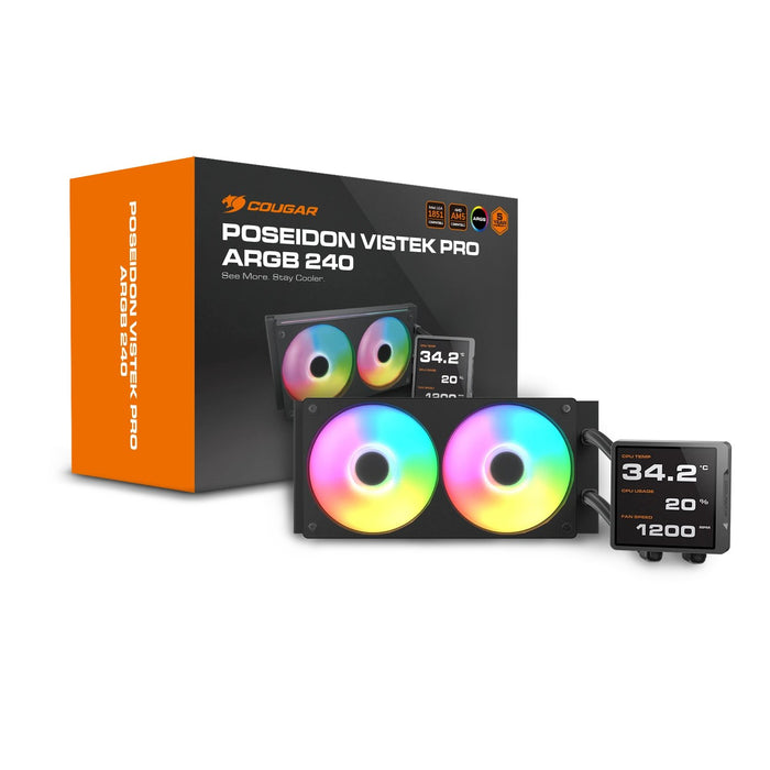 EAN 4710483779701 - COUGAR CGR-PSDVPRGB-B-240 Procesador Sistema de refrigeración líquida todo en uno 12 cm Negro imagen 5