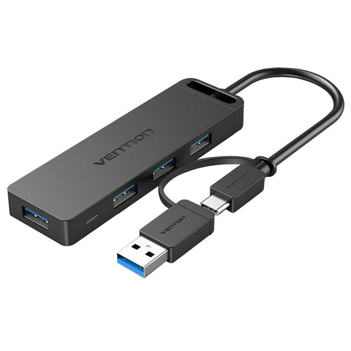 EAN 6922794746916 - Vention CHTBB hub de interfaz USB 3.2 Gen 1 (3.1 Gen 1) Type-A + Type-C 5000 Mbit/s Negro imagen 1
