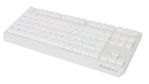 EAN 5901969444469 - GENESIS Thor 230 TKL teclado Juego USB + RF Wireless + Bluetooth QWERTY Inglés de EE. UU. Blanco imagen 1