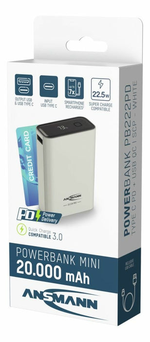 EAN 4013674192144 - Ansmann PB222PD Polímero de litio 20000 mAh Blanco imagen 10