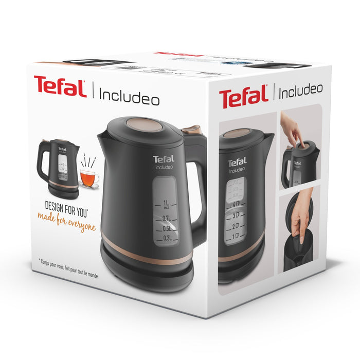 EAN 3045387243227 - Tefal Includeo KI5338 tetera eléctrica 1 L 2400 W Negro imagen 13