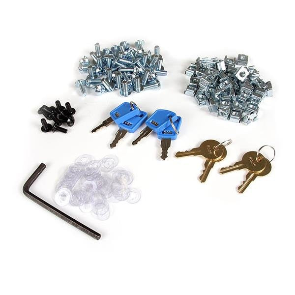 EAN 0065030841221 - StarTech.com RK2536BKF armario rack Rack o bastidor independiente Negro imagen 4